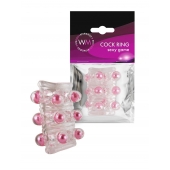 Прозрачная сквозная насадка на пенис с цветными шариками - Erowoman-Eroman - в Ельце купить с доставкой