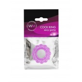 Лиловое эрекционное кольцо с 2 рядами стимулирующих шариков - Erowoman-Eroman - в Ельце купить с доставкой