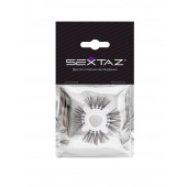 Эластичное эрекционное кольцо с черными «ресничками» - Sextaz - в Ельце купить с доставкой