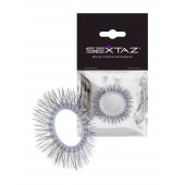 Круглое эрекционное кольцо с «ресничками» - Sextaz - в Ельце купить с доставкой