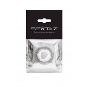 Эластичное эрекционное кольцо с длинными черными «ресничками» - Sextaz - в Ельце купить с доставкой