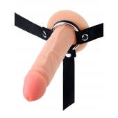 Мужской полый страпон на регулируемых ремнях - 18,5 см. - Sex Expert - купить с доставкой в Ельце