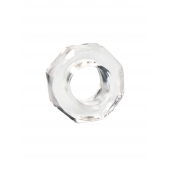 Прозрачное эрекционное кольцо в форме гайки - Sex Expert - в Ельце купить с доставкой