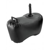Черное надувное кресло с платформой для фиксации дилдо Body Dock Inflatable Love Seat - Pipedream - купить с доставкой в Ельце