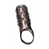 Дымчатая насадка на пенис с выпуклостями - 12 см. - Sex Expert - в Ельце купить с доставкой