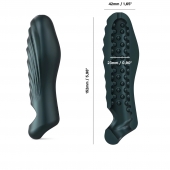 Серая силиконовая насадка на пенис с подхватом Manwan Ryzer - Manwan - в Ельце купить с доставкой