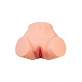 Телесный реалистичный мастурбатор-полуторс с 2 любовными входами - No Name - в Ельце купить с доставкой