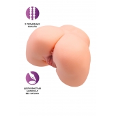 Телесный мастурбатор в форме попки с 2 любовными входами - No Name - в Ельце купить с доставкой