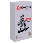 Точечные презервативы OKOTO Dotted - 12 шт. - Sitabella - купить с доставкой в Ельце