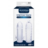 Набор из 2 прозрачных насадок на член Seductive Tickler Sleeves Set - NMC - в Ельце купить с доставкой