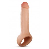 Телесная насадка-удлинитель Thrive 8.75 Inch Realistic Penis Extender Sleeve - 22,2 см. - Blush Novelties - в Ельце купить с доставкой
