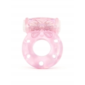 Розовое эрекционное виброкольцо с бабочкой - 1137 - в Ельце купить с доставкой