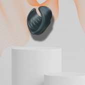 Серый сквозной мастурбатор с вибрацией Manwan Starter - Manwan - в Ельце купить с доставкой