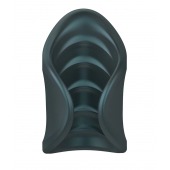 Серый сквозной мастурбатор с вибрацией Manwan Starter - Manwan - в Ельце купить с доставкой