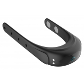 Черное эрекционное виброкольцо на ремешках - Boys of Toys - в Ельце купить с доставкой