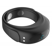 Черное эрекционное виброкольцо на ремешках - Boys of Toys - в Ельце купить с доставкой