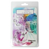 Набор из 3 эрекционных прозрачных колец - Boys of Toys - в Ельце купить с доставкой