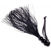 Черная силиконовая плетка - 25,4 см. - Boys of Toys - купить с доставкой в Ельце