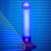 Светящийся фаллоимитатор Strap-on-me Glow-Led Dildo - size M - Strap-on-me