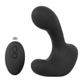 Черная анальная вибропробка с функцией расширения RC Butt Plug with 3 functions - Orion - в Ельце купить с доставкой