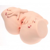 Телесный мастурбатор-полуторс Barbie - Naked Factory - в Ельце купить с доставкой