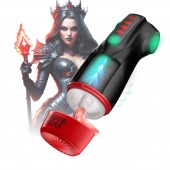 Интерактивный мастурбатор Raven с вакуумом, вибрацией и подсветкой - Shots Media BV - в Ельце купить с доставкой