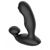 Черный вибромассажер простаты с вращающимся шариком - Secwell - в Ельце купить с доставкой