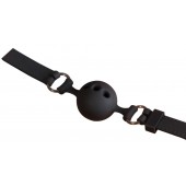 Малый силиконовый кляп-шар на ремешках - Orion - купить с доставкой в Ельце