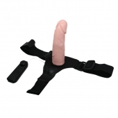 Реалистичный страпон-фаллоимитатор на трусиках Ultra Passionate Harness - 15 см. - Baile - купить с доставкой в Ельце