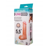Фаллическая насадка Харнесс UNICOCK 5,5  - 17 см. - LOVETOY (А-Полимер) - купить с доставкой в Ельце