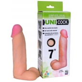 Фаллическая насадка Харнесс UNICOCK 7  - 19 см. - LOVETOY (А-Полимер) - купить с доставкой в Ельце