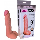 Фаллическая насадка Харнесс UNICOCK 9  - 24 см. - LOVETOY (А-Полимер) - купить с доставкой в Ельце
