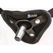 Страпон с 2 насадками и вибрацией UniStrap - 19 и 12 см. - LOVETOY (А-Полимер) - купить с доставкой в Ельце