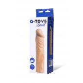 Насадка с ярко выраженной головкой и рельефным стволом - 19 см. - A-toys - в Ельце купить с доставкой