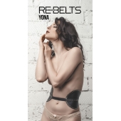 Пояс с клёпками Yona Black - Rebelts - купить с доставкой в Ельце