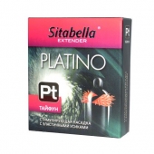 Стимулирующая насадка с шипиками по бокам Platino  Тайфун - Sitabella - купить с доставкой в Ельце