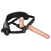 Женский страпон с вагинальной пробкой Woman Strap - 18 см. - LOVETOY (А-Полимер) - купить с доставкой в Ельце