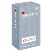 Презервативы с точками Unilatex Dotted - 12 шт. + 3 шт. в подарок - Unilatex - купить с доставкой в Ельце