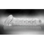 Утолщающая ребристая насадка на пенис - Доминирующее кольцо - в Ельце купить с доставкой