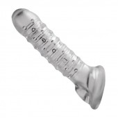 Утолщающая ребристая насадка на пенис - Доминирующее кольцо - в Ельце купить с доставкой