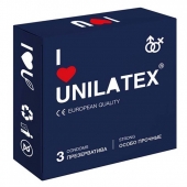 Ультрапрочные презервативы Unilatex Extra Strong - 3 шт. - Unilatex - купить с доставкой в Ельце