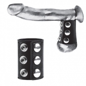 Утяжка на пенис на кнопочках 100% PVC STRAP WITH METAL SNAP - BlueLine - купить с доставкой в Ельце