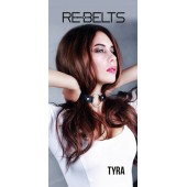 Чёрный кожаный чокер-кляп Tyra Black - Rebelts - купить с доставкой в Ельце