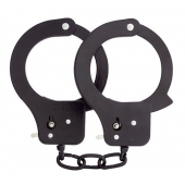 Чёрные наручники из листового металла BONDX METAL CUFFS BLACK - Dream Toys - купить с доставкой в Ельце
