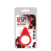 Красное эрекционное кольцо LIT-UP SILICONE STIMU RING 1 RED - Dream Toys - в Ельце купить с доставкой