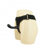 Страпон с изогнутой головкой Ultra Harness Curvy Dildo - 15,8 см. - Baile - купить с доставкой в Ельце