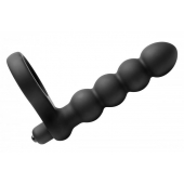 Насадка для двойного проникновения Double Fun Cock Ring with Double Penetration Vibe - XR Brands - в Ельце купить с доставкой