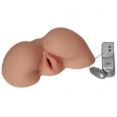 Телесная вибровагина из киберкожи с выносным пультом - LOVETOY (А-Полимер) - в Ельце купить с доставкой