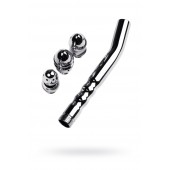 Металлический анальный душ с тремя насадками - ToyFa - купить с доставкой в Ельце