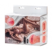 Двусторонний мастурбатор с вибропулей Satisfaction Babylicious - Lola Games - в Ельце купить с доставкой